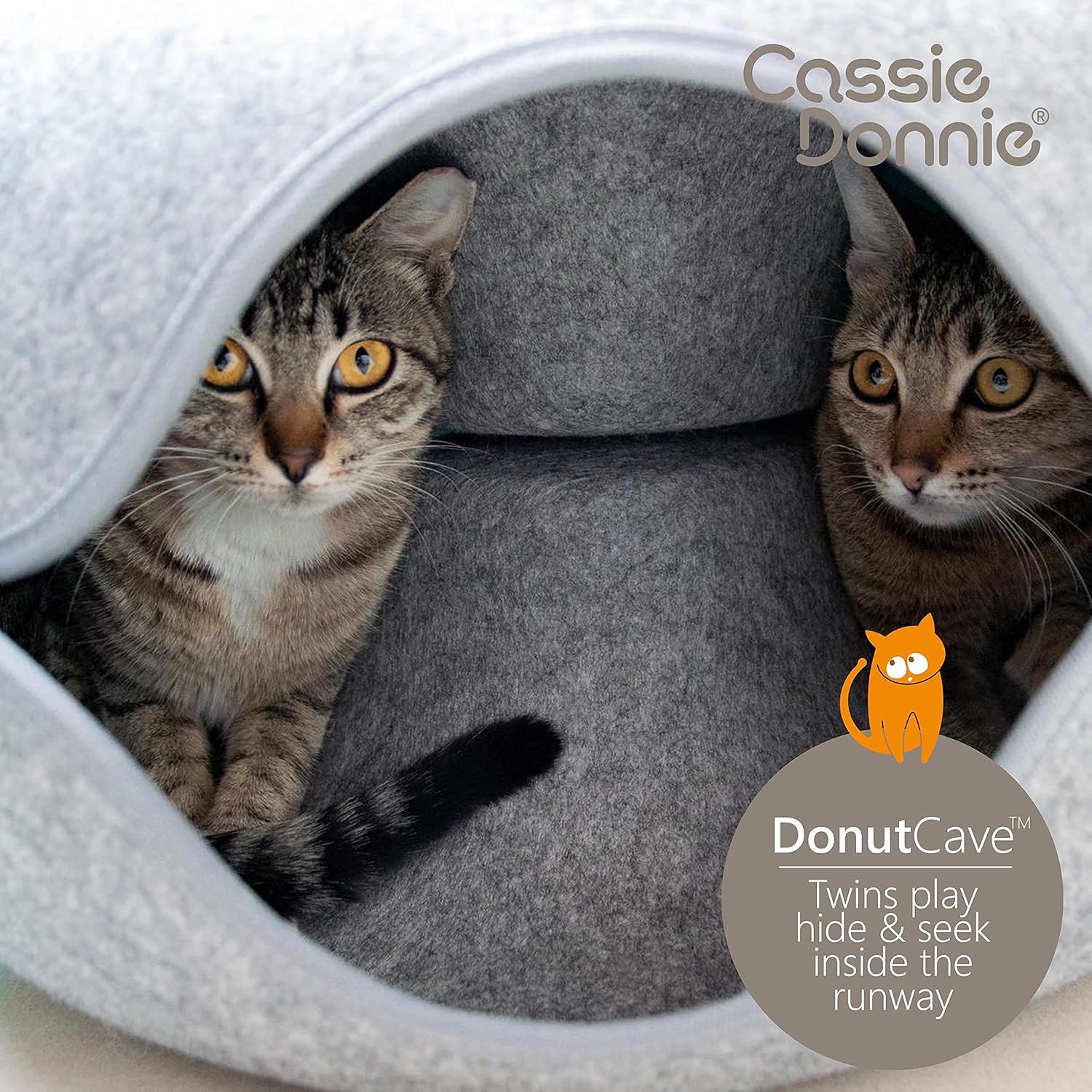 CassieDonnie Cat Cave for Indoor Cats Cat Houses & Condos. Cat Hideaway Cave. Washable nontoxic eco-Friendly Recycle Large Spacious for 2 Cats / Small Dogs up to 20lbs : Pet Supplies
