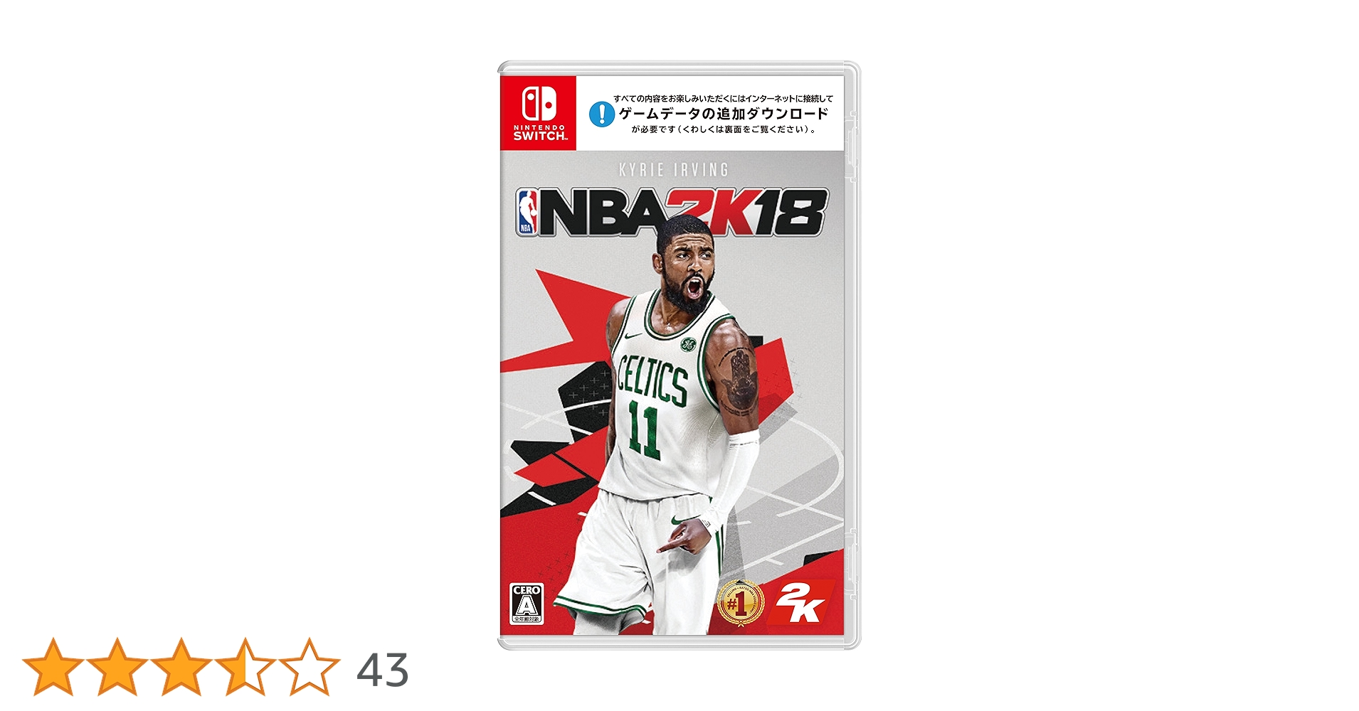 NBA 2K18 スイッチ Switch ソフトのみ NBA 2K18 スイッチ Switch ソフトのみ