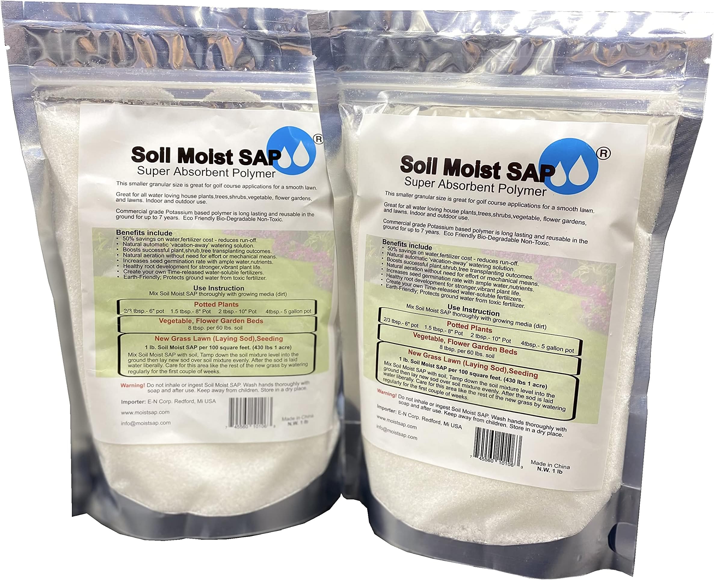 2 Pound Water Absorbing Crystal Polymers