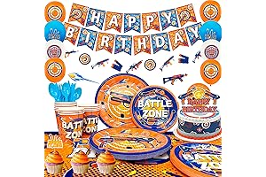 Nerf Decorations Party Supplies for Boys Birthday