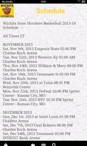 Wichita St Basketball News(Kindle Tablet Edition)