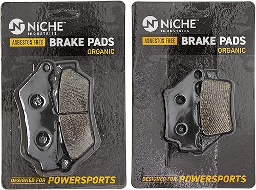 NICHE Juego de pastillas de freno para KTM 690 Enduro R 60013030000 75013090000 Completo orgánico