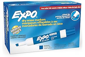 Low Odor Dry Erase Markers Perfect for Busy Expo Environments