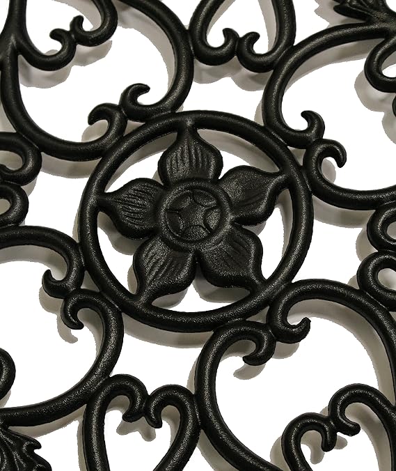 Nuvo Iron Decorative Insert for Fencing, Gates, Home, Garden - Round, 15
