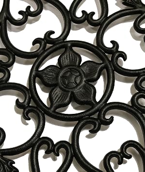 Nuvo Iron Decorative Insert for Fencing, Gates, Home, Garden - Round, 15