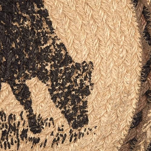 Vista 63 de VHC Brands Sawyer Mill - Decoración de mesa de carbón, juego de posavasos, vaca