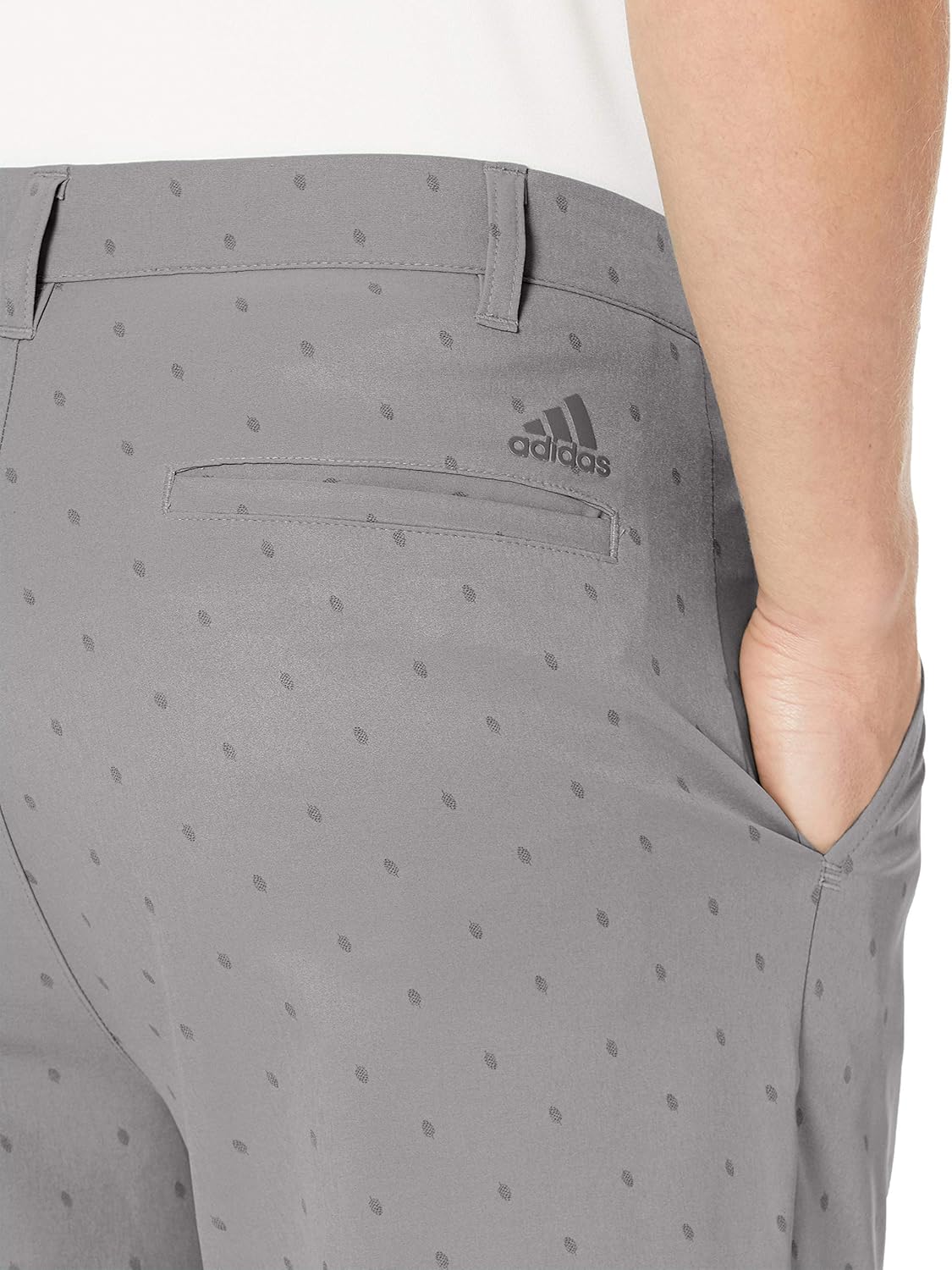 adidas Golf Ultimate Print Short, Grey Three, 32" - Image 3