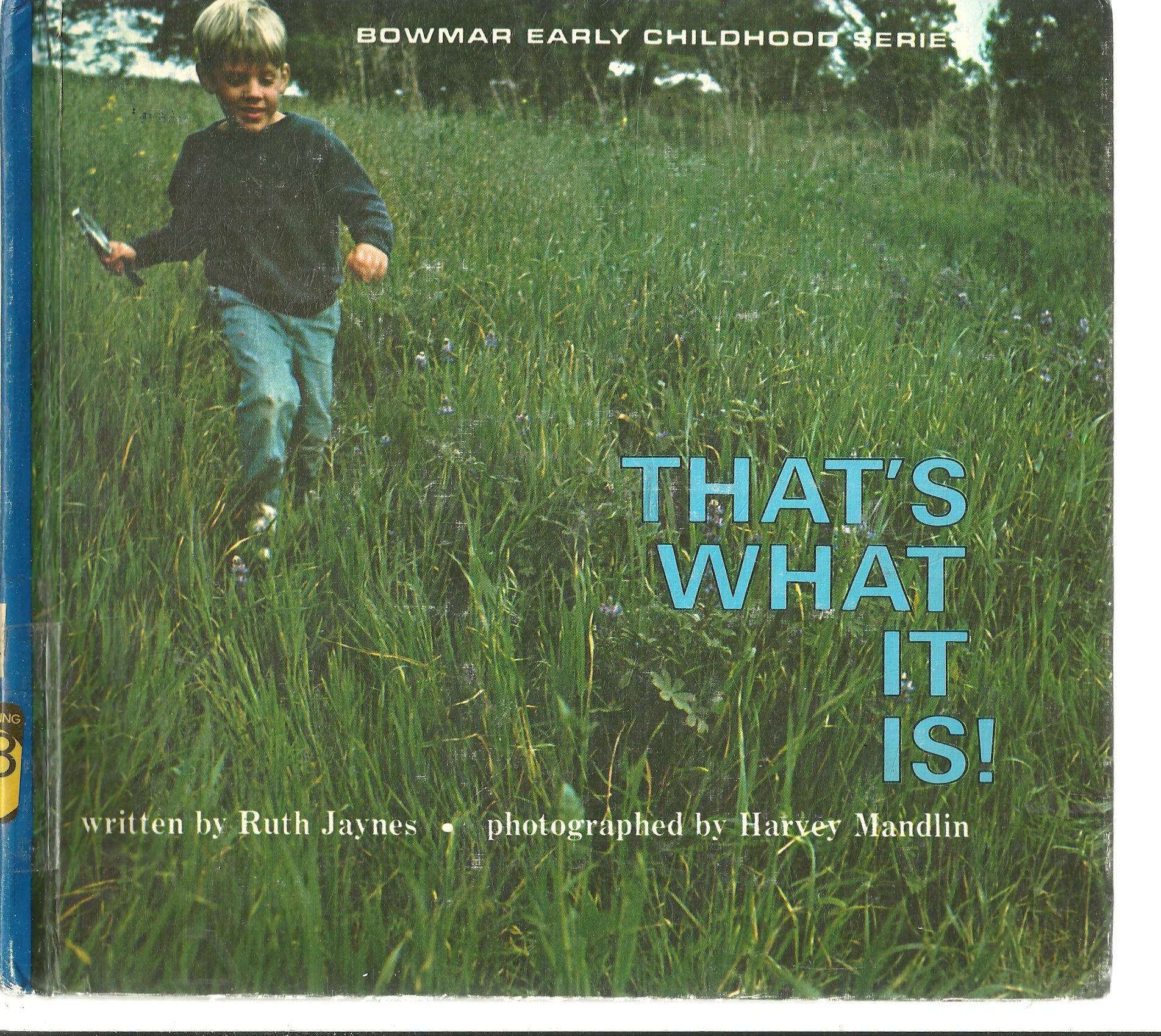 Buy That's What It Is! Bowmar Early Childhood Series Online at