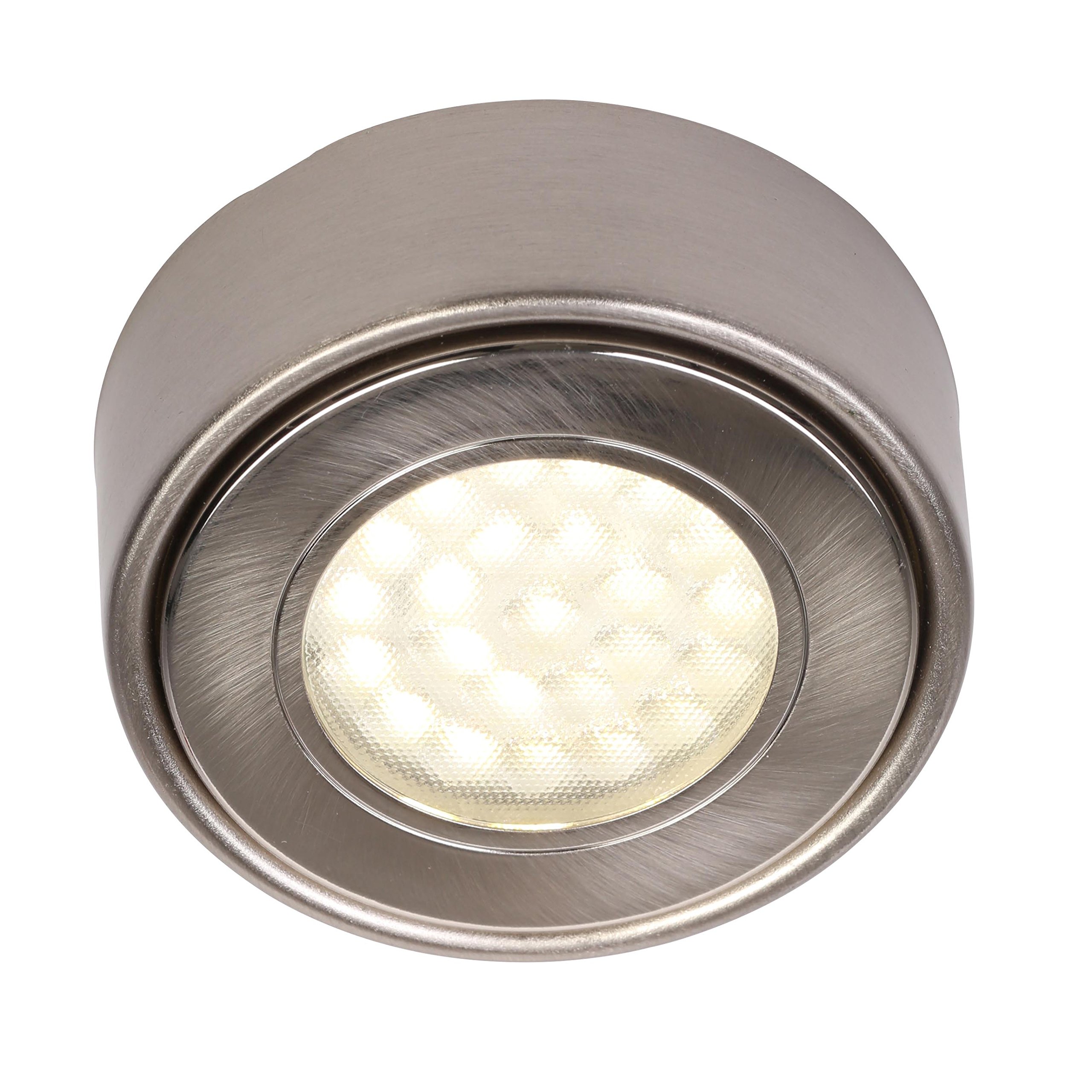 LITECRAFT Under Cabinet Light 1.5 Watt Warm White Integrated LED - Satin Nickel