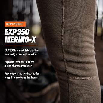 First Lite Men's Furnace Long John | Mens Thermal Underwear Bottoms | Long Johns for Men | Extreme Cold Weather Base Layer