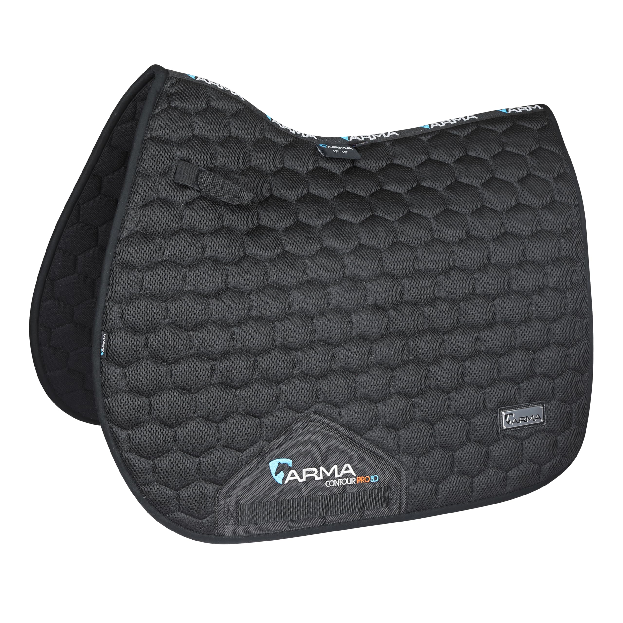 Shires ARMA 3D Mesh Saddlecloth - Black 17-18"