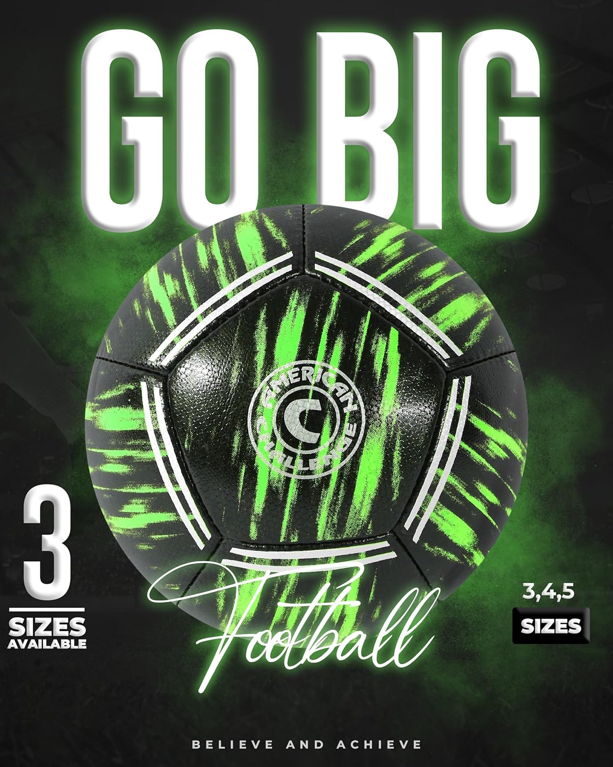 American Challenge Kura Soccer Ball – Sizes 5, 4 & 3 – Youth & Adult Training Soccer Ball for Practice, Games & Grass Fields - Image 3