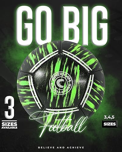 Miniatura 3 de American Challenge Kura Balón de fútbol Tamaño 3, 4, 5 Balón de fútbol tamaño 5 y 4 Pelotas de fútbol duraderas para entrenamiento, práctica y