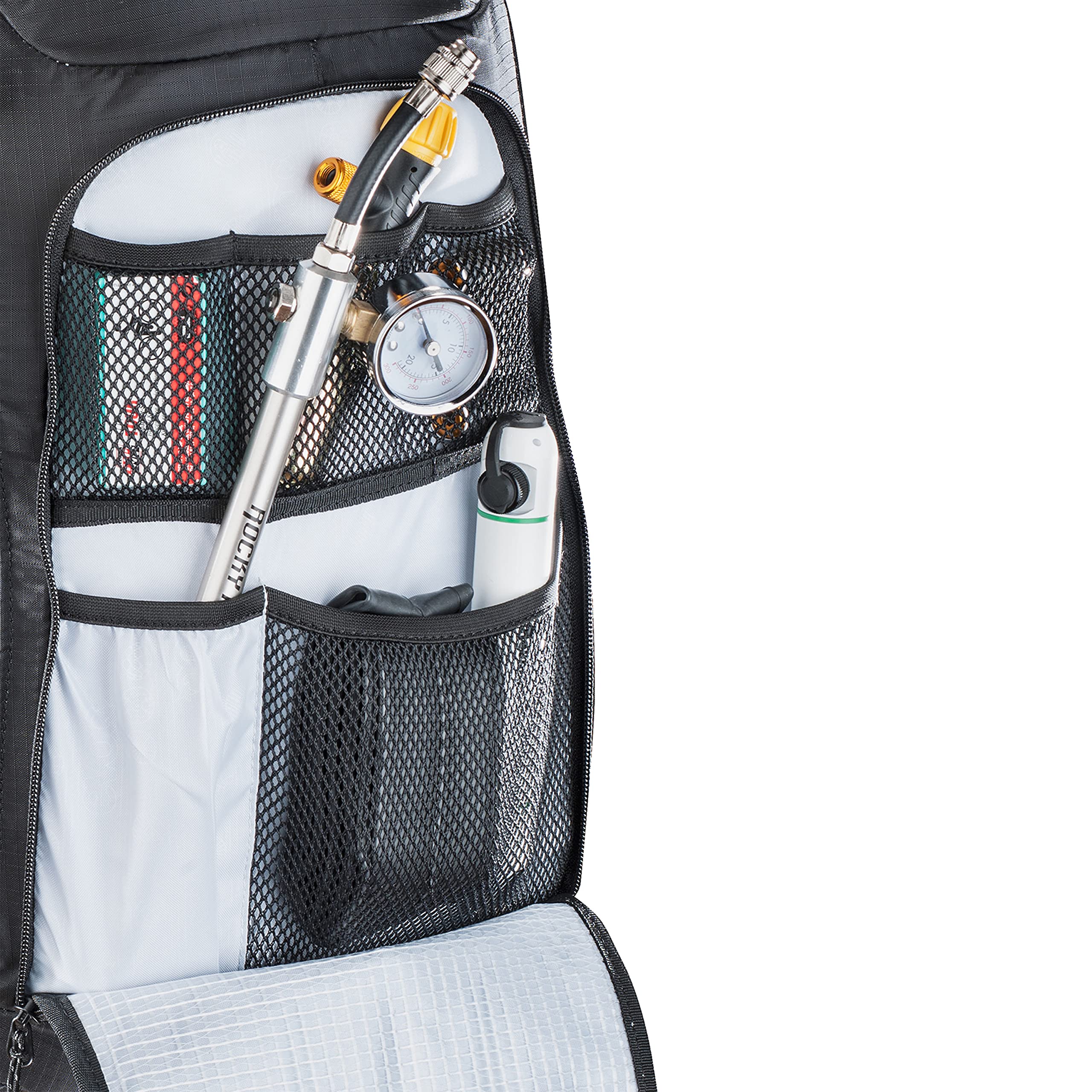 Zaino tecnico da turismo EVOC FR TOUR 30l (paraschiena integrato con 95% di assorbimento degli urti, ideale per tour di più giorni, scomparto principale con pass-through), Nero