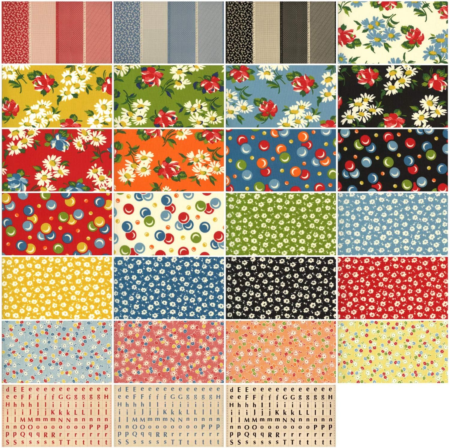 It's Elementary Layer Cake®, 42-10" Precut Fabric Quilt Squares by American Jane