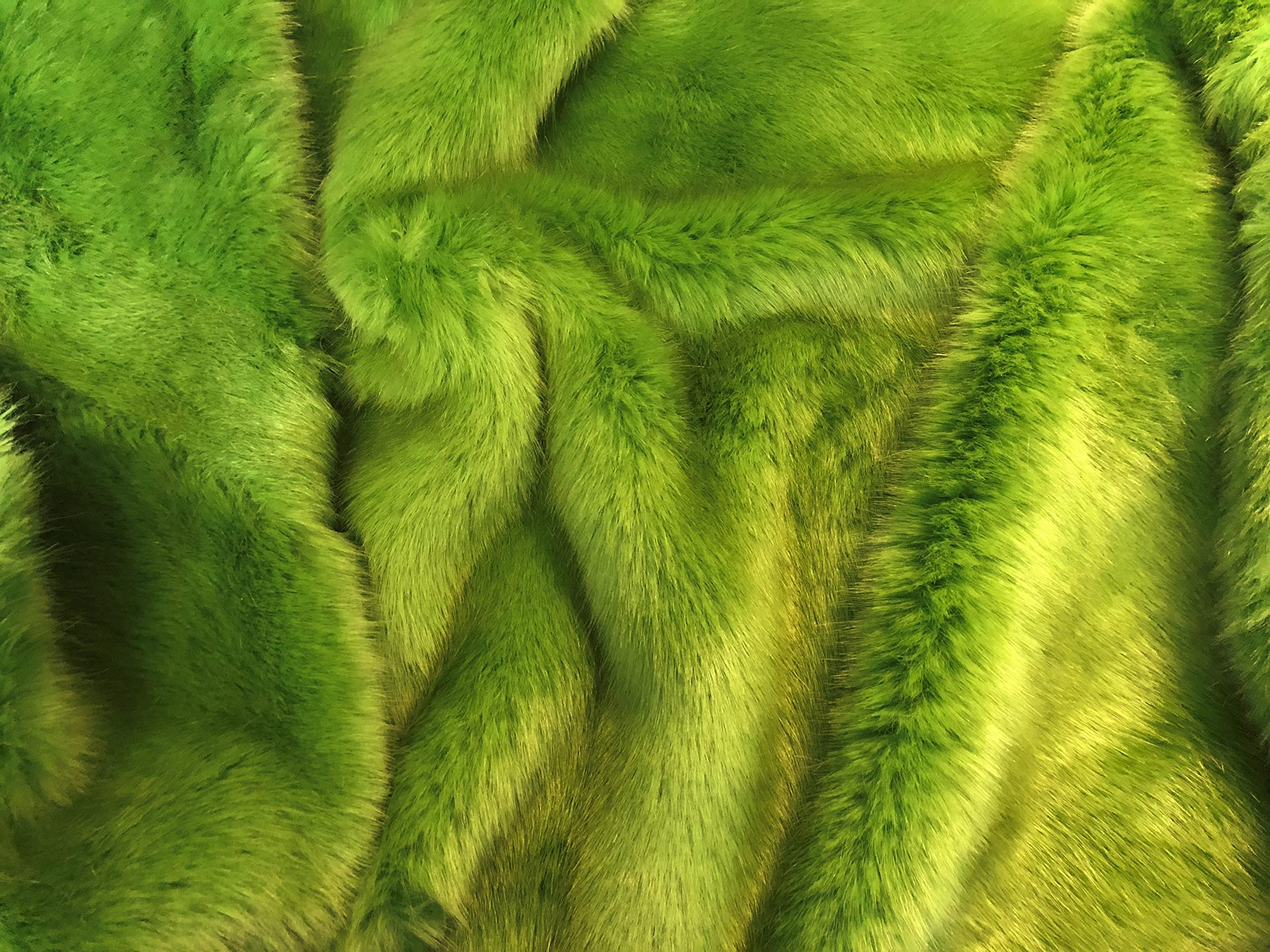 CRS Fur Fabrics Tessuto in finta pelle Nevada, tinta unita, rosso, 1 m