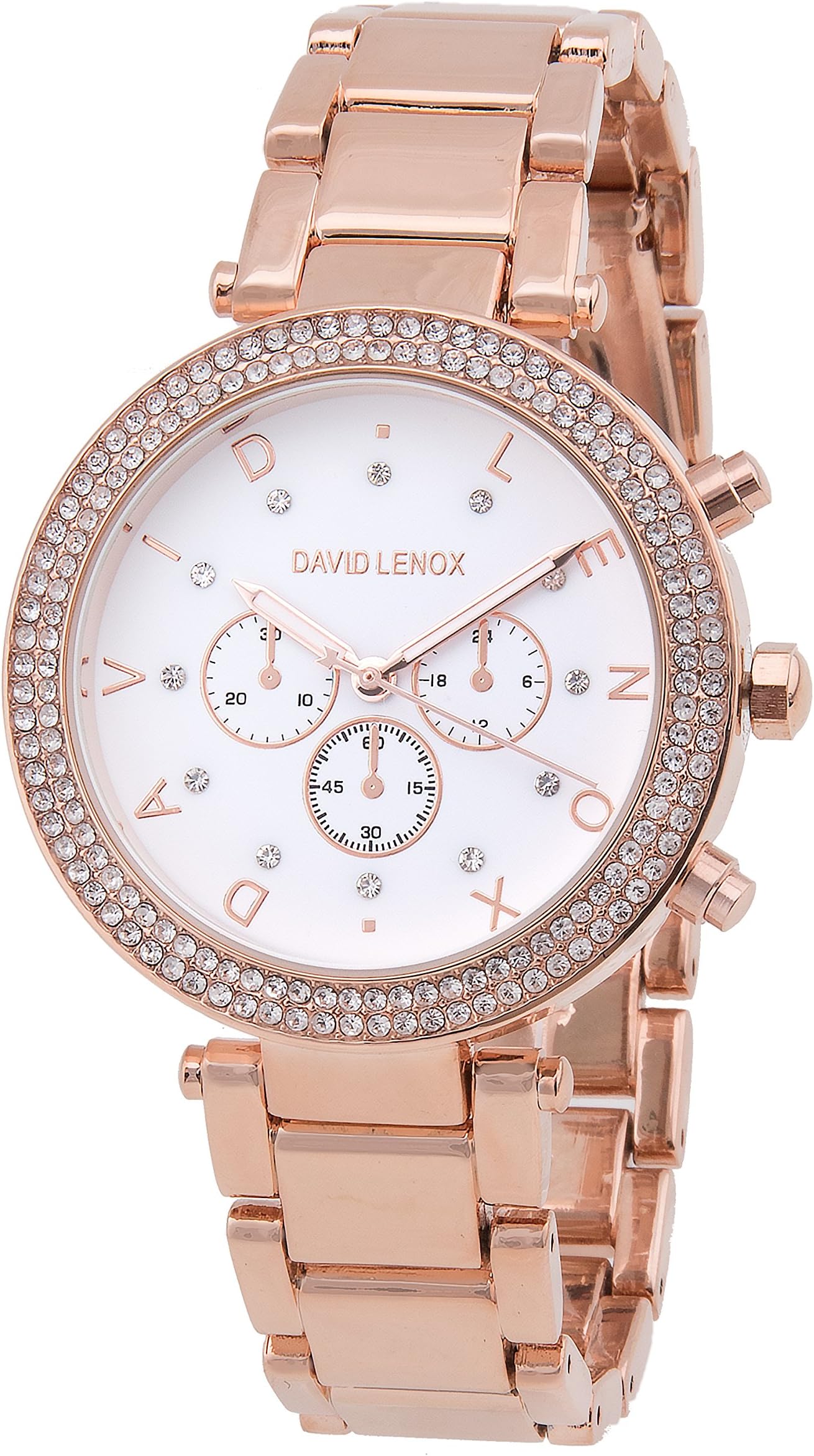 David Lenox rose gold women's watch DL0130