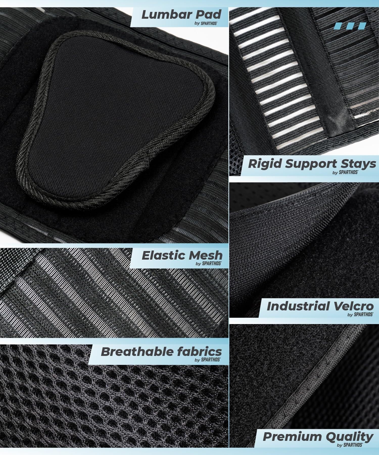 Fascia Lombare Supporto Lombare Traspirante for La Parte Bassa della Schiena. Cuscino di Cintura Schiena(XL)