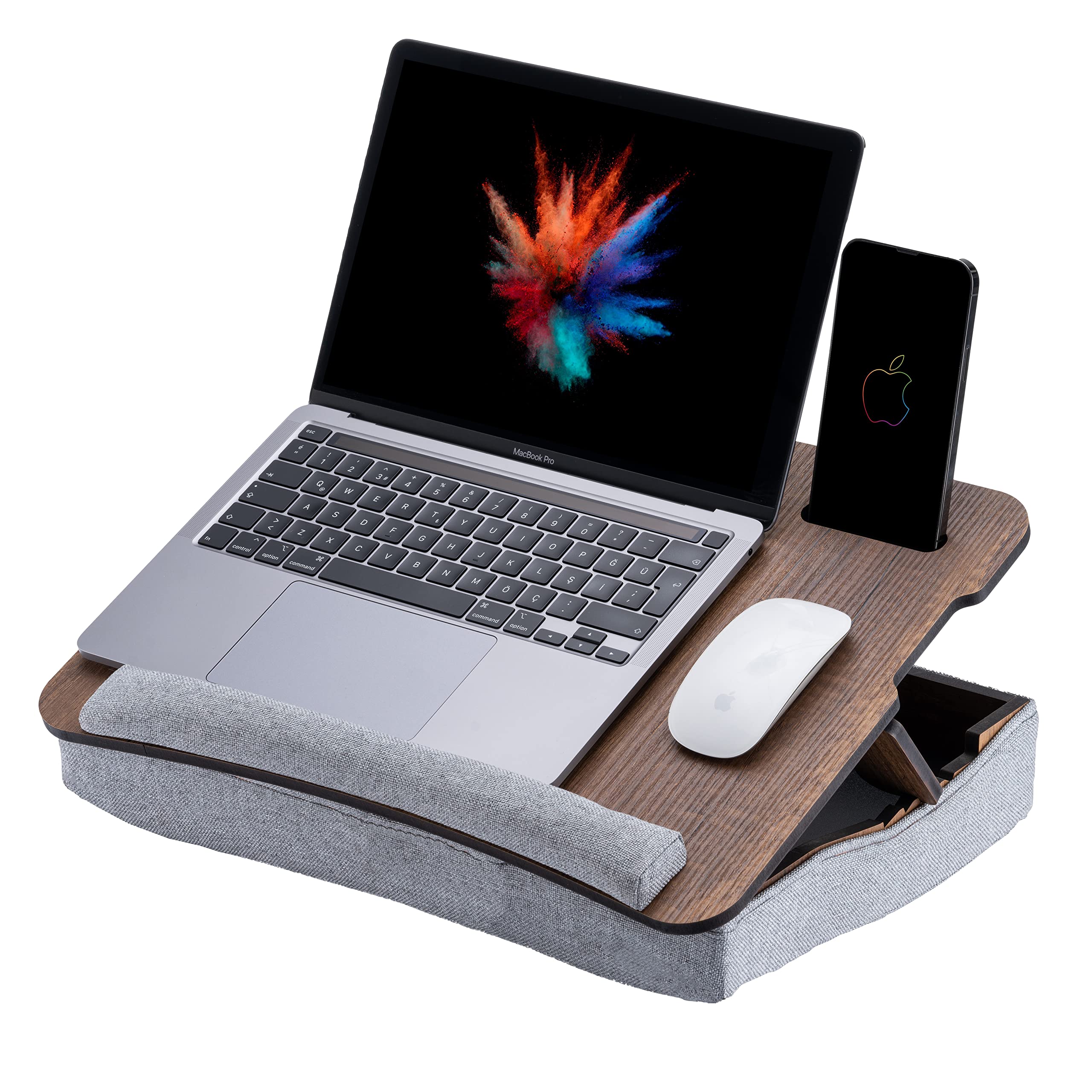 Vigo Wood - LS031 Minderli Eğim Ayarlanabilir Laptop Sehpası
