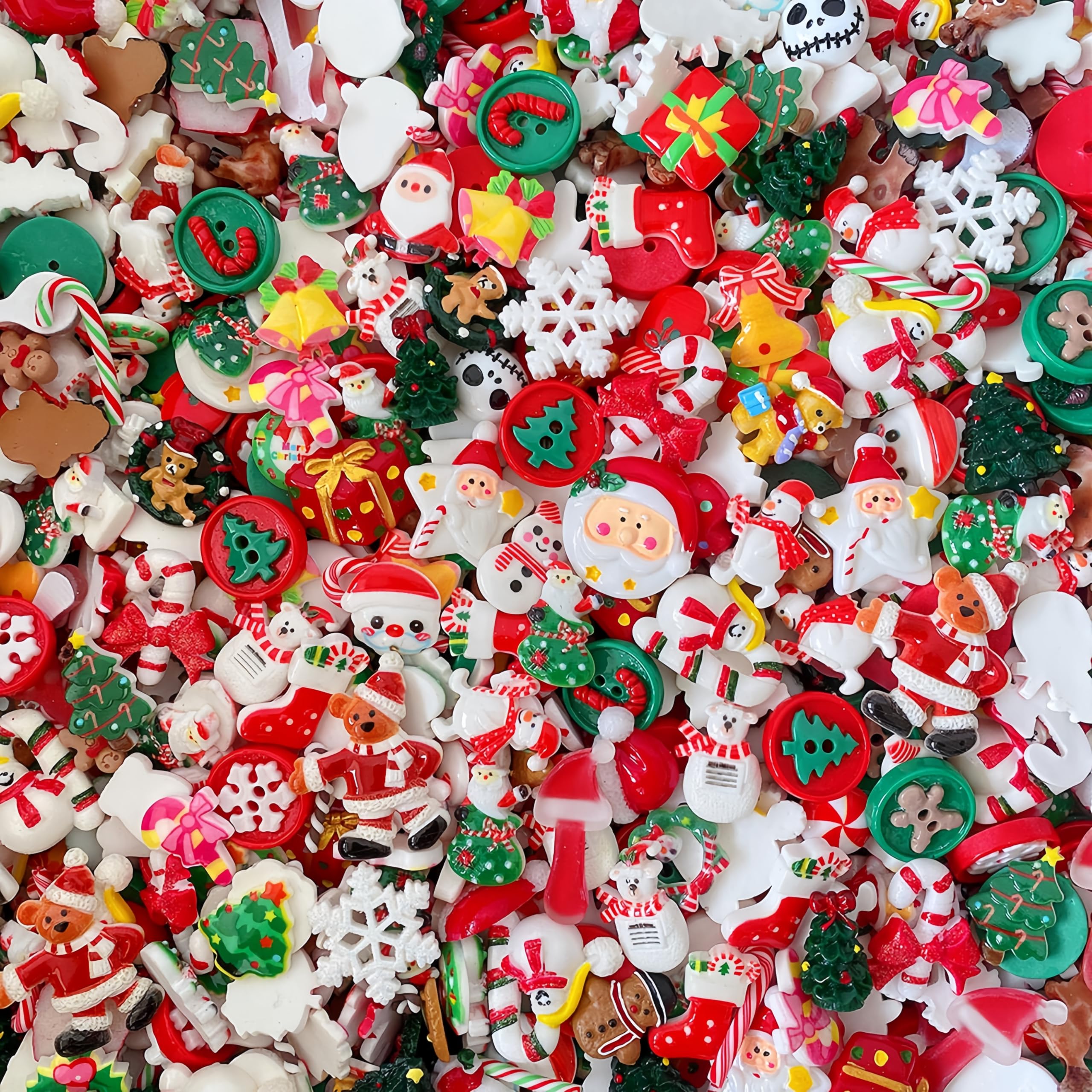 Ulalaza 100pcs Slime Charms Mixed Set Resin Flatback Making Supplies For DIY Craft Making And Ornament Scrapbooking Beads Assorted Candy Fruit Cake Ornament