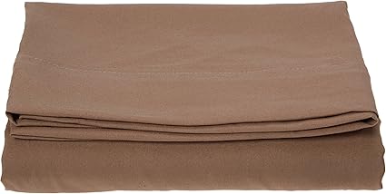 Luxury Flat Sheet on Amazon Elegant Comfort Wrinkle-Free 1500 Premier Hotel Quality 1-Piece Flat Sheet, Twin/Twin XL Size, Taupe