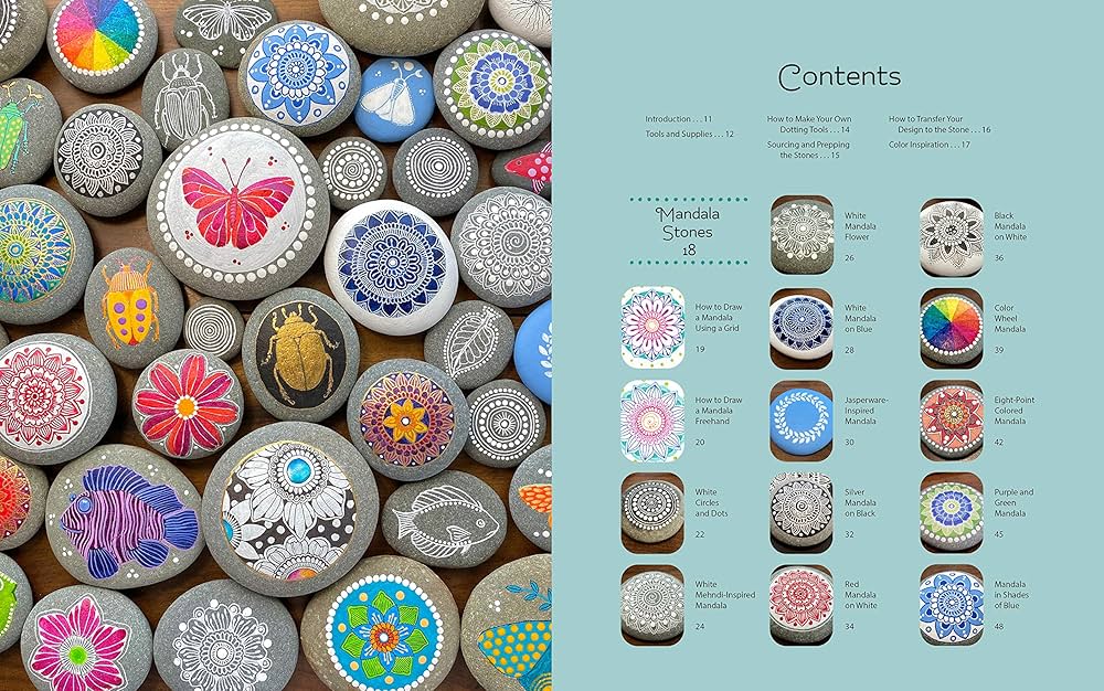 Amazon.com: Meditative Stone Art: Create over 40 Mandala and
