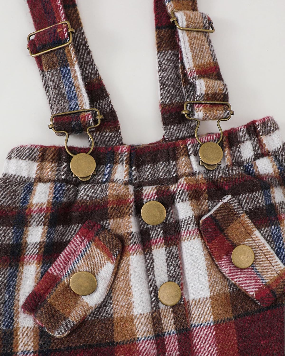 Newborn Infant Baby Girl Dress Clothes Winter Outfits Top Romper Overalls Dresses Suspender Skirt Set for Girls - Image 6