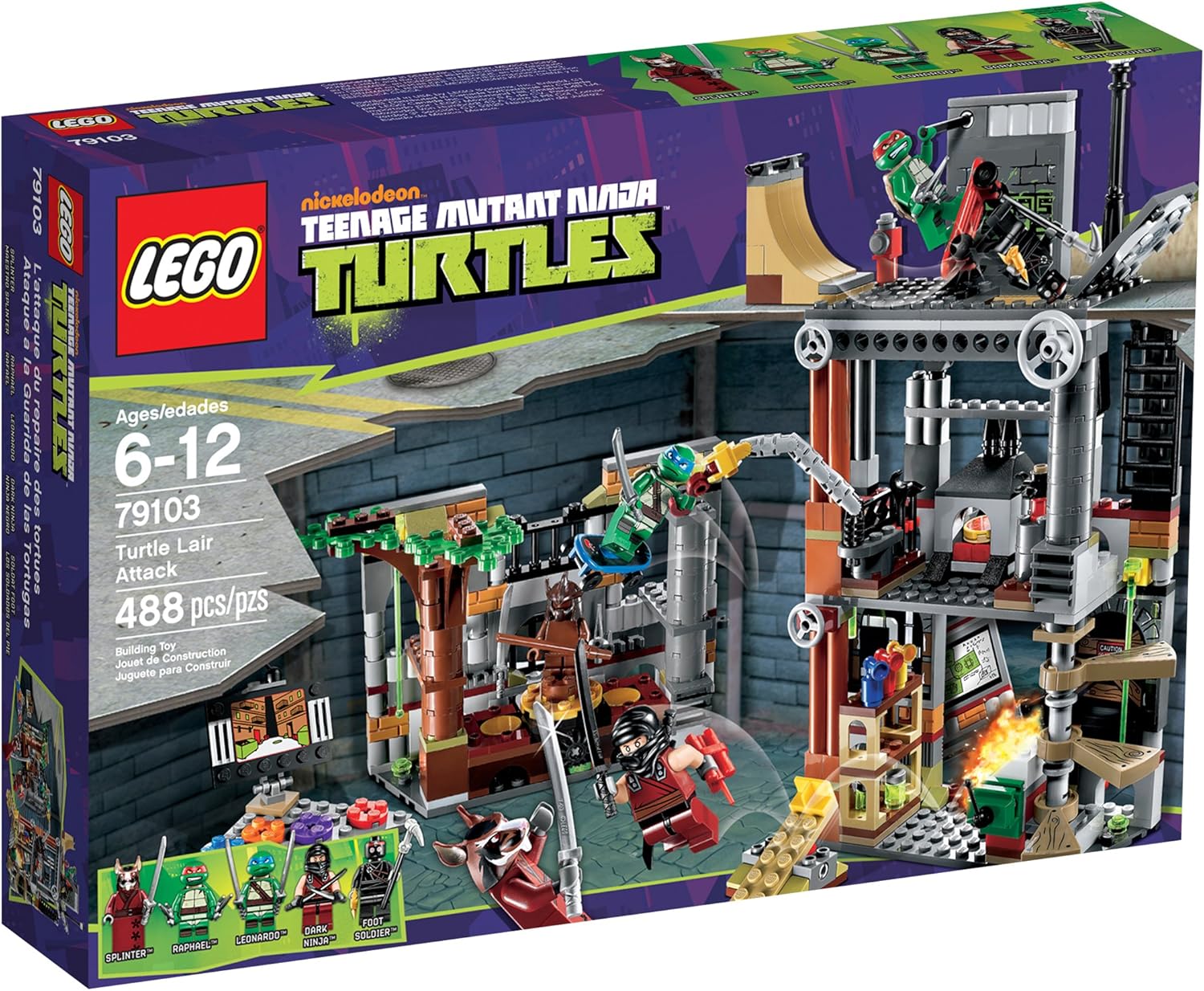 LEGO Ninja Turtles Turtle Lair Attack 79104