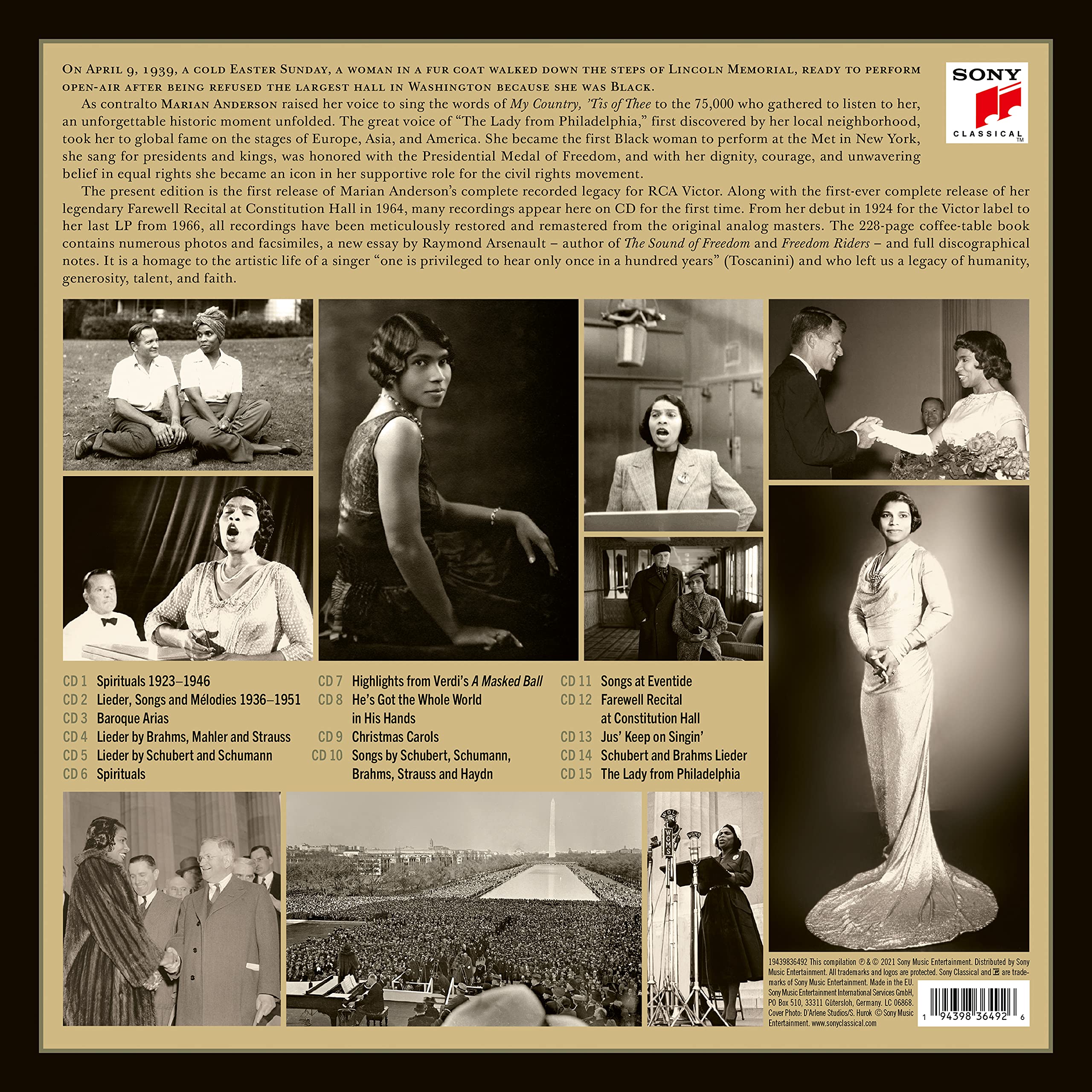 Marian Anderson-Beyond the Music-Her complete RCA Victor Recordings