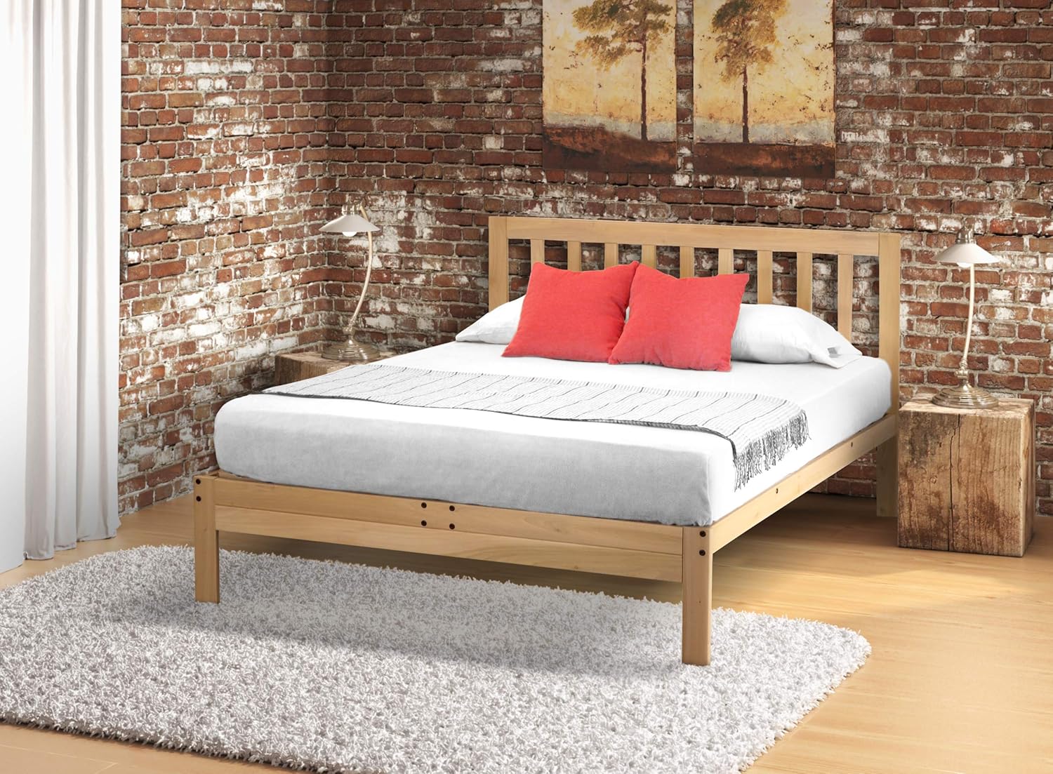 KD Frames Charleston Plus Platform Bed - King.