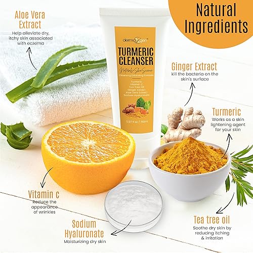 Miniatura 20 de Crema facial de cúrcuma + 30% vitamina C hidratante que aumenta el brillo y reparación de la piel, hidratante con ingredientes orgánicos Crema