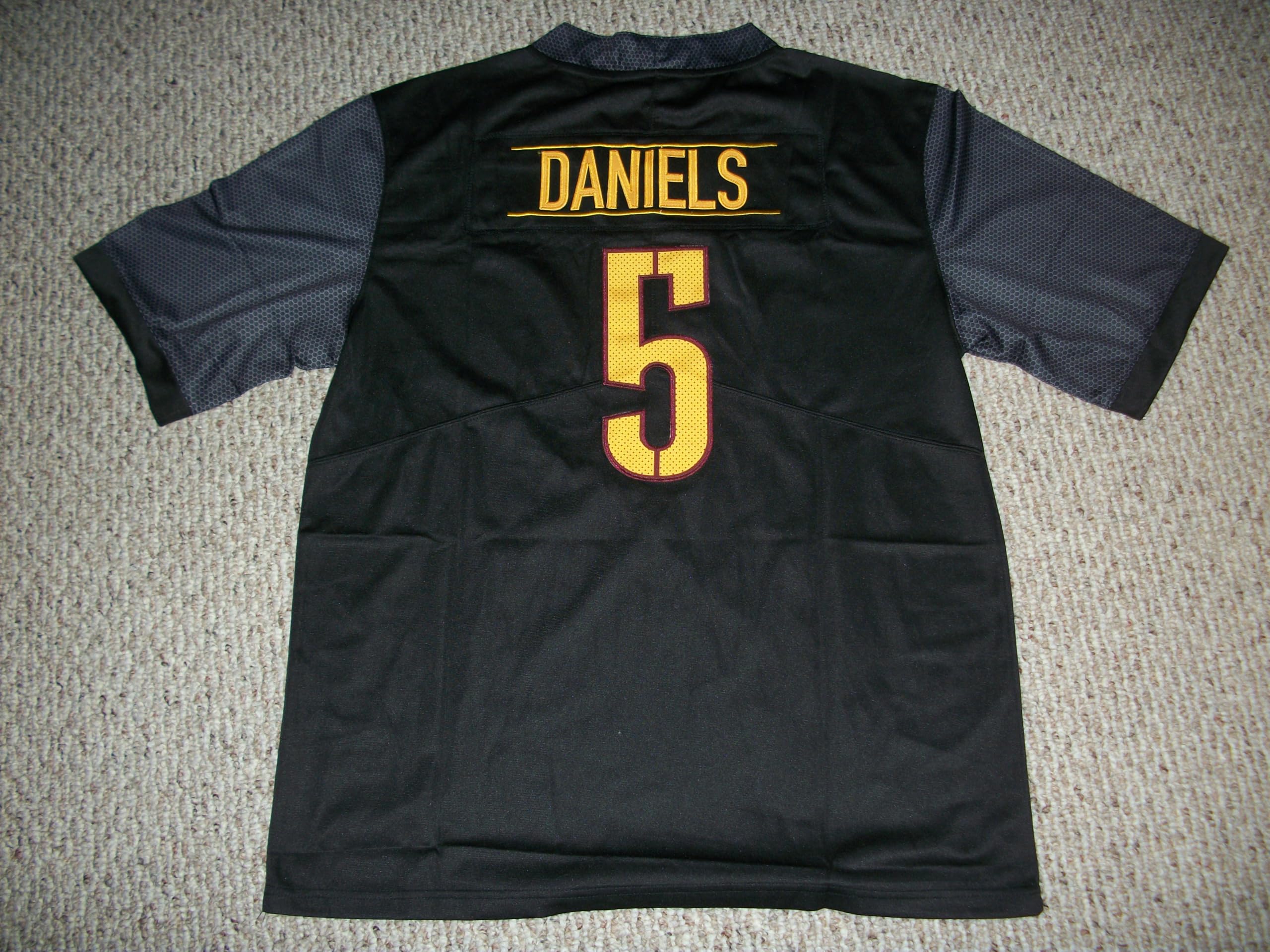 Amazon.com: Jayden Daniels Jersey #5 Washington Custom Stitched