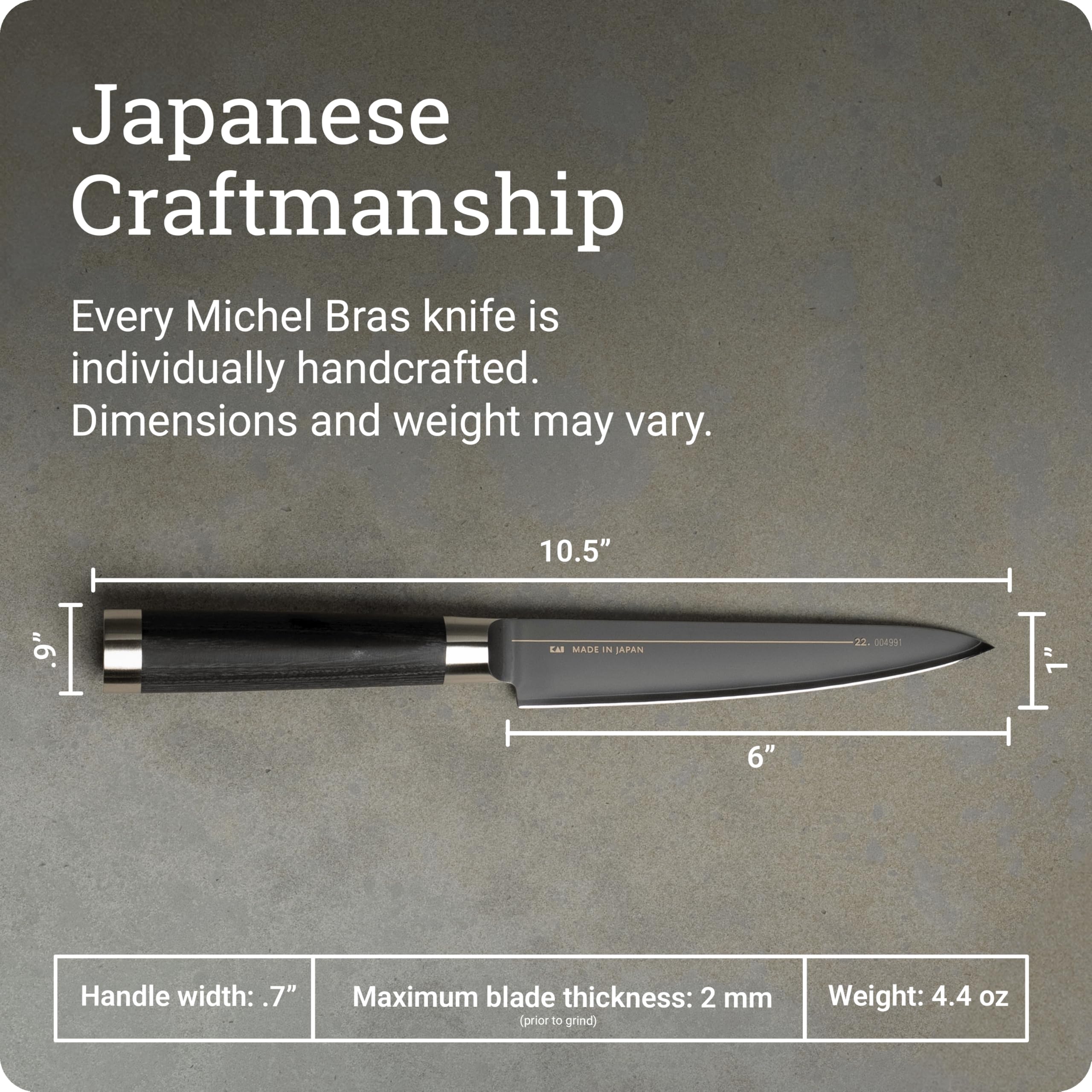 Amazon.co.jp: 貝印 Michel BRAS (ミシェル ブラス) No.2 150mm ペティ