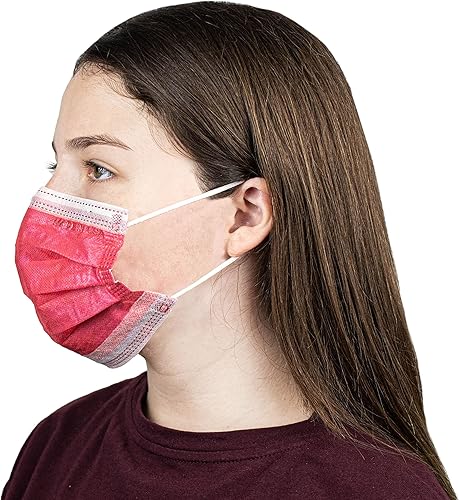 Miniatura 2 de Cubrebocas desechable de 4 capas para adultos con material transpirable y puente nasal flexible, fabricado en Estados Unidos