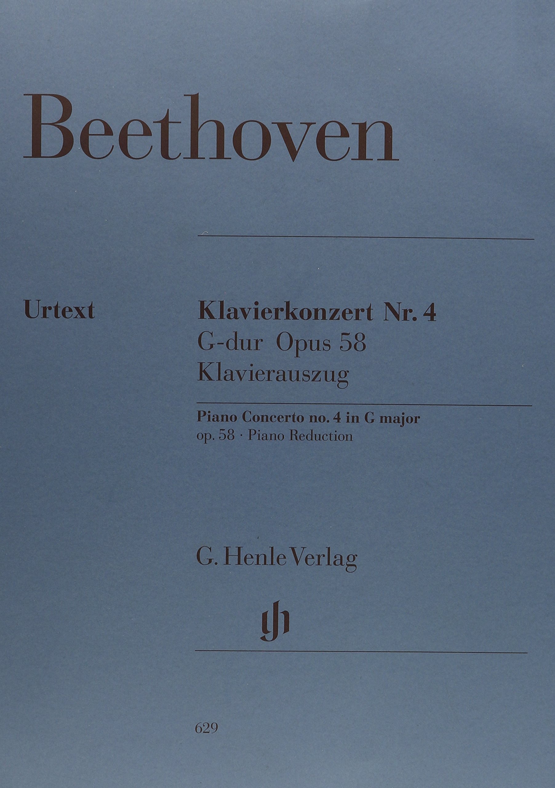 Concerto For Piano And Orchestra No 4 G Major Op 58 (Multilingual Edition)