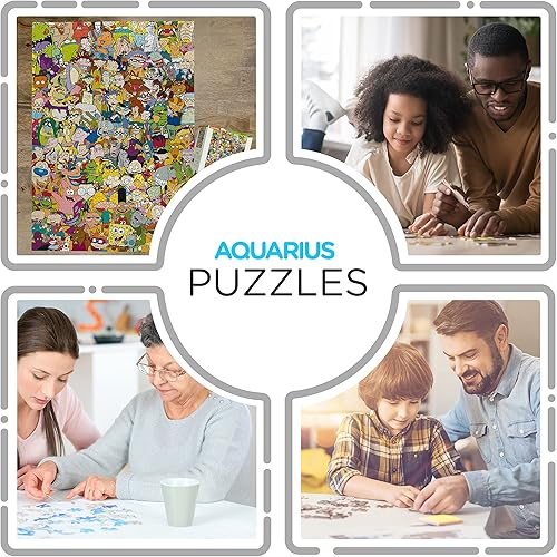 Miniatura 4 de AQUARIUS Nickelodeon - Rompecabezas de los años 90 (rompecabezas de 3000 piezas) – Mercancía y coleccionables con licencia oficial de Nickelodeon –
