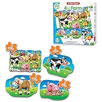 Vista 13 de Mi primer rompecabezas The Learning Journey, set de 4 en una caja, rompecabezas, 123