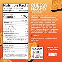 Vista 2 de Legendary Foods Chips de proteína con sabor a nacho con queso – Estilo tortilla estallada – 22 g de alto contenido en proteínas, 4 g