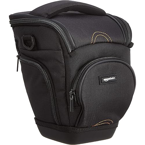 Amazon Basics Holster Camera Case for DSLR Cameras - 6.9 x 6.3 x 9 Inches, Black