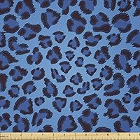 Vista 144 de Lunarable Tela suculenta de The Yard, flores en acuarela estilo pintura coloridas flores de primavera tema de jardinería, tela de microfibra