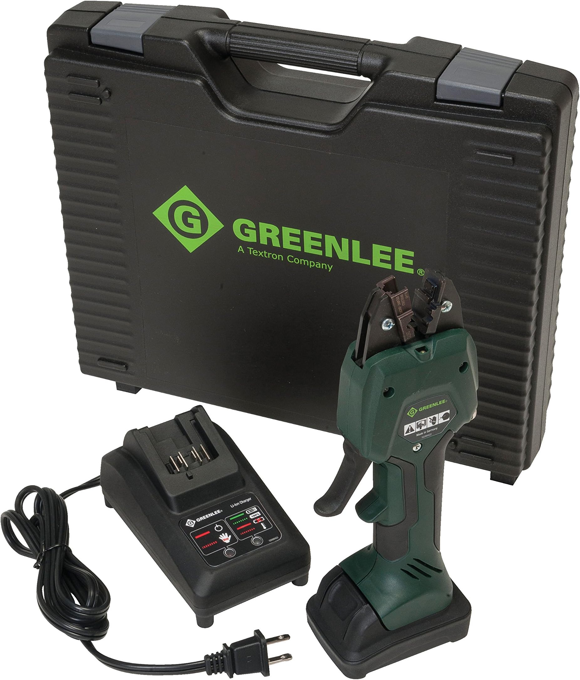 Greenlee EK50ML13811 Micro Crimping Tool Kit with 13.8mm JAW, 110V, Black
