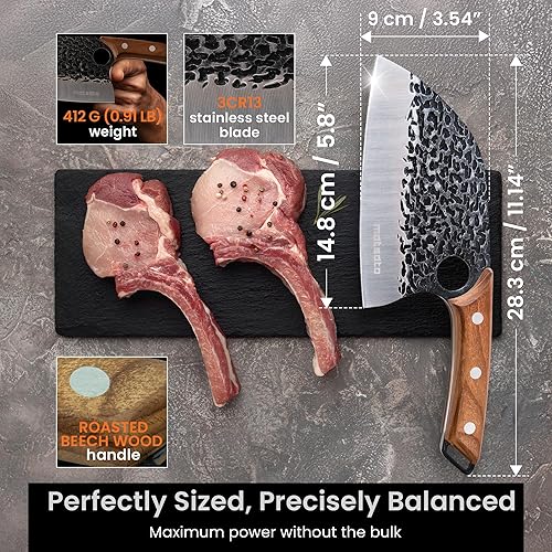 Miniatura 7 de Matsato Juego de cuchillos de cocina de 3 piezas, juego de cuchillos de chef de cocina, cuchilla, cocina y chef para cortar y cortar cuchillos juego