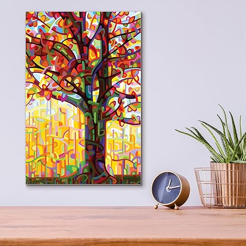 Miniatura 8 de Epic Art 'Emperor' de Mandy Budan, arte de pared de vidrio acrílico, 12"x16"