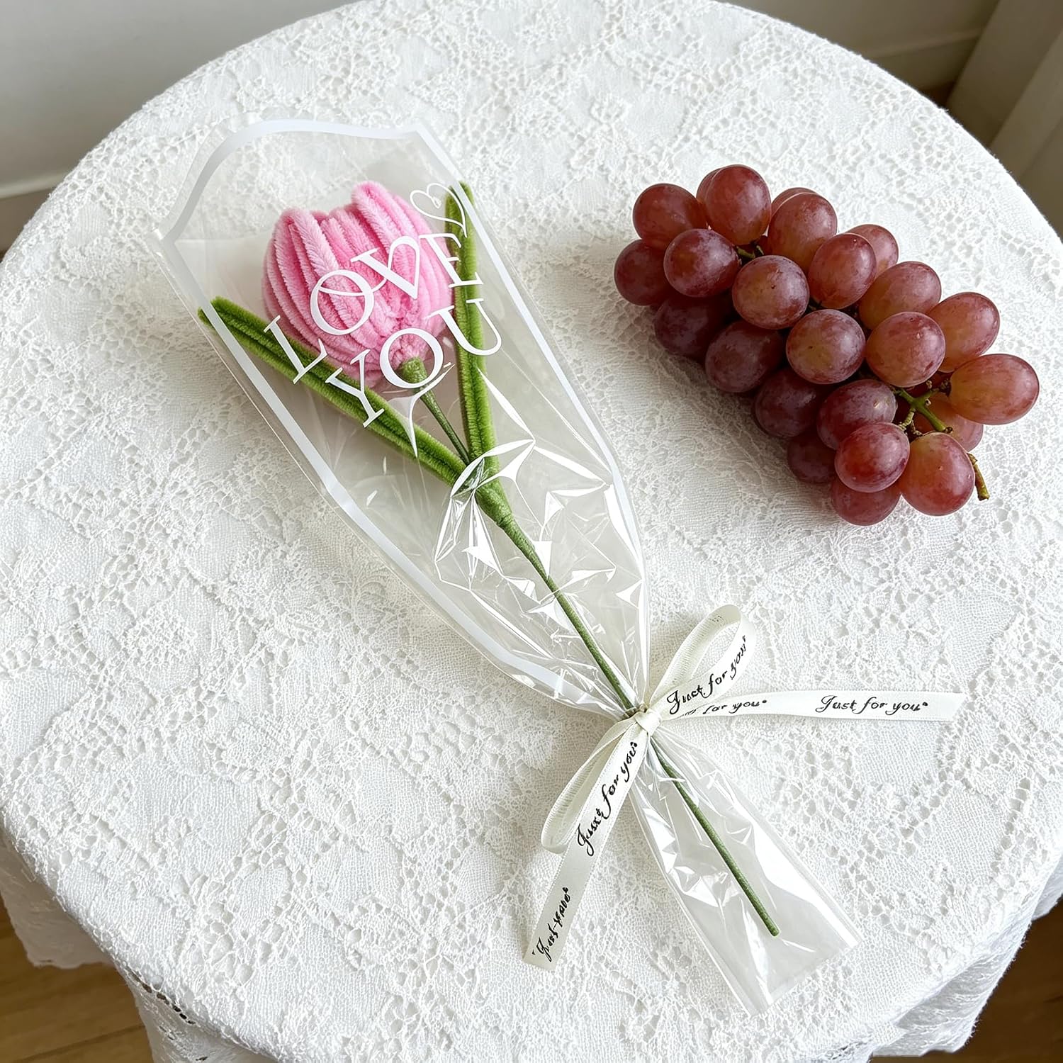 Pipe Cleaners Craft, Chenille Stems for DIY Tulip Bouquet Craft Supplies image 3