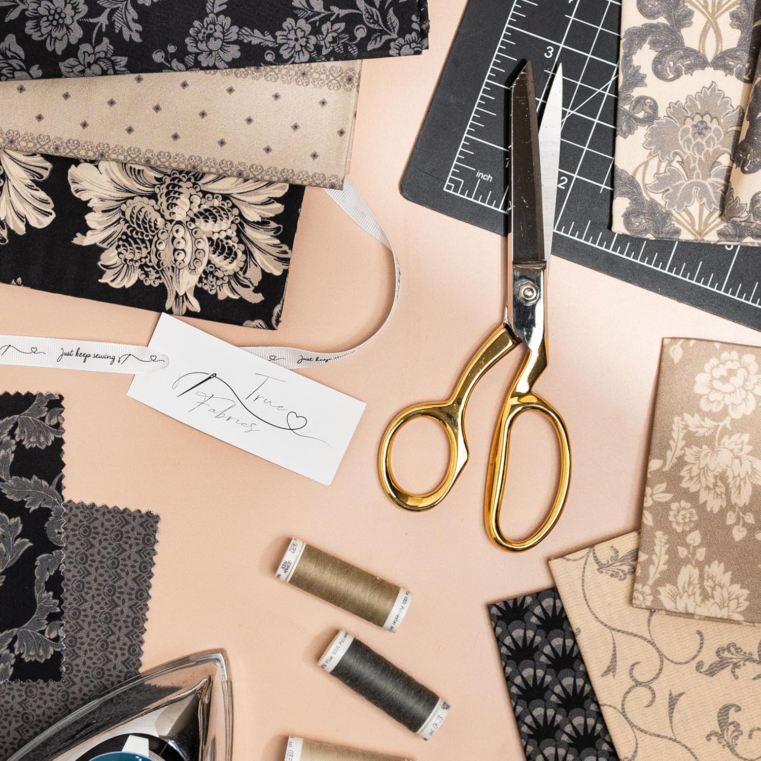 True Fabrics 10" Squares Layer Cake Precut Fabric (Cotillion)