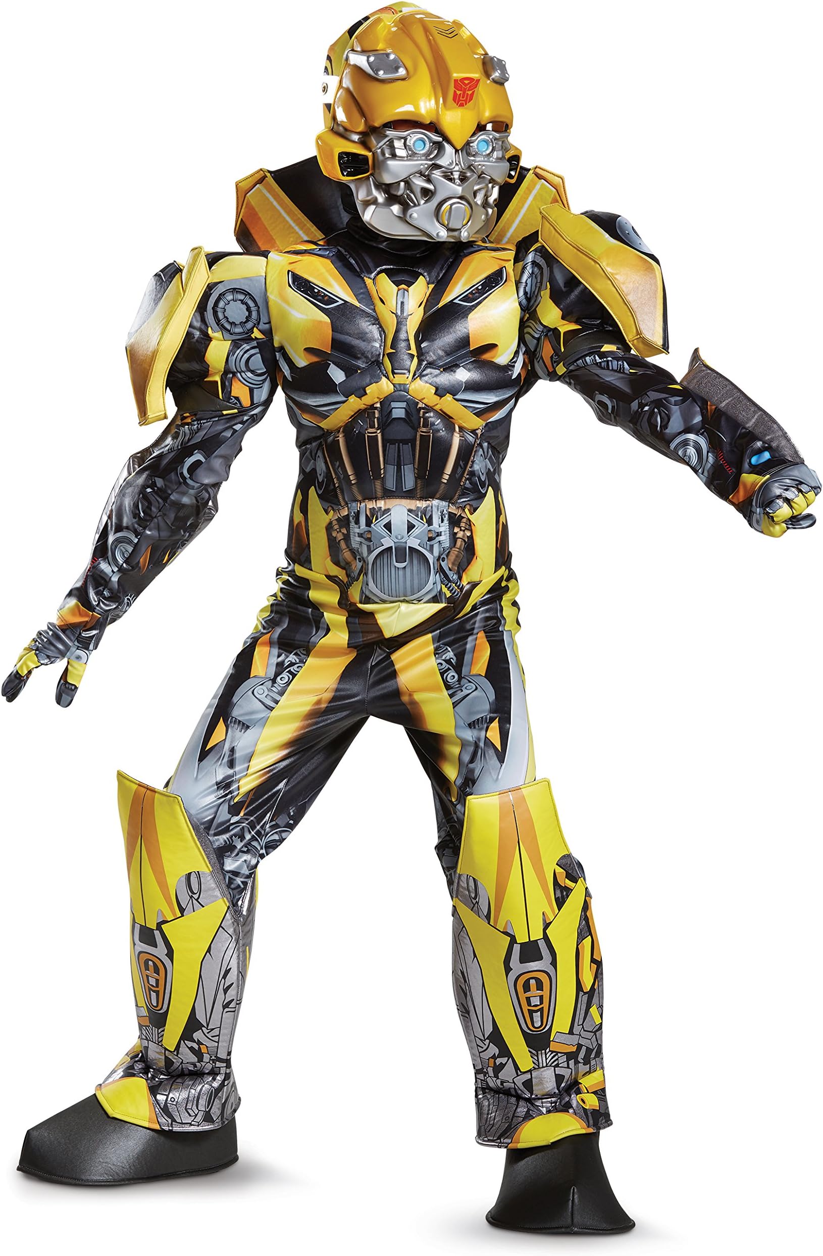 Kid's Transformers 5 Bumblebee Costume | Child Transformers Bumblebee Cosplay Outfit with Mask