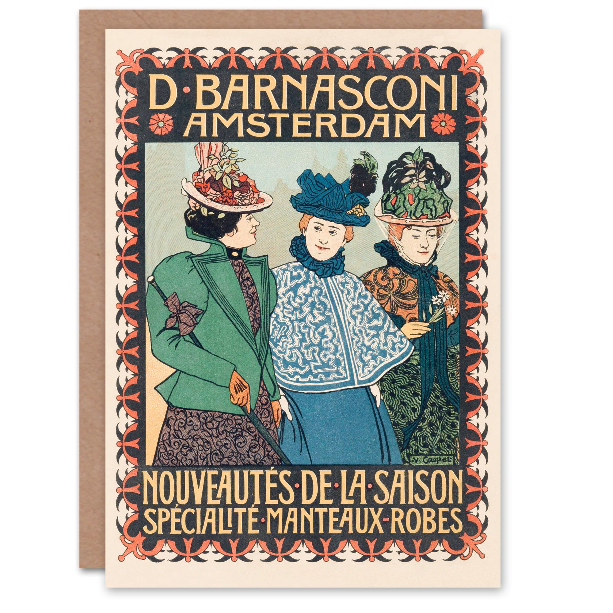 Artery8 Johann Georg van Caspel Art Card Barnasconi Clothes Advert