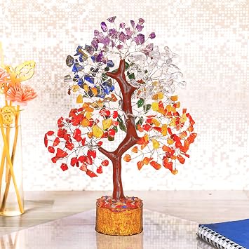 Crystals - Gemstone Chakra Tree - Crystal Set Gifts - For Beginners