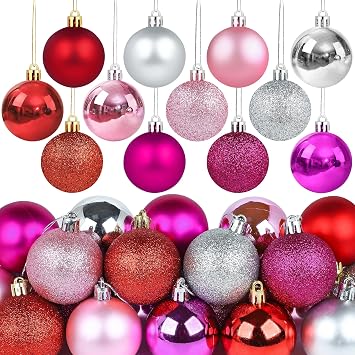 24 Adet Sevgililer G n  Top S s  K rm z  Pembe As l  Toplar A a  Sevgililer G n  Plastik Par lt l  As l  S sler Sevgililer G n  Evlilik Y ld n m  Ev Partisi Malzemeleri i in Sevgililer A ac