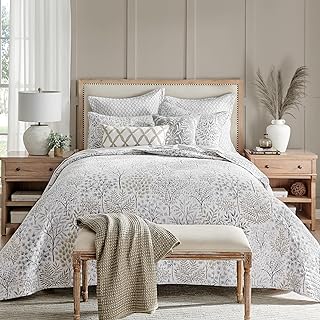 Levtex Home English Forest natural floral king quilt set